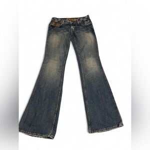 Classic Flare Blue Jeans for Women